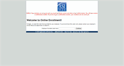 Desktop Screenshot of enroll.asiflex.com